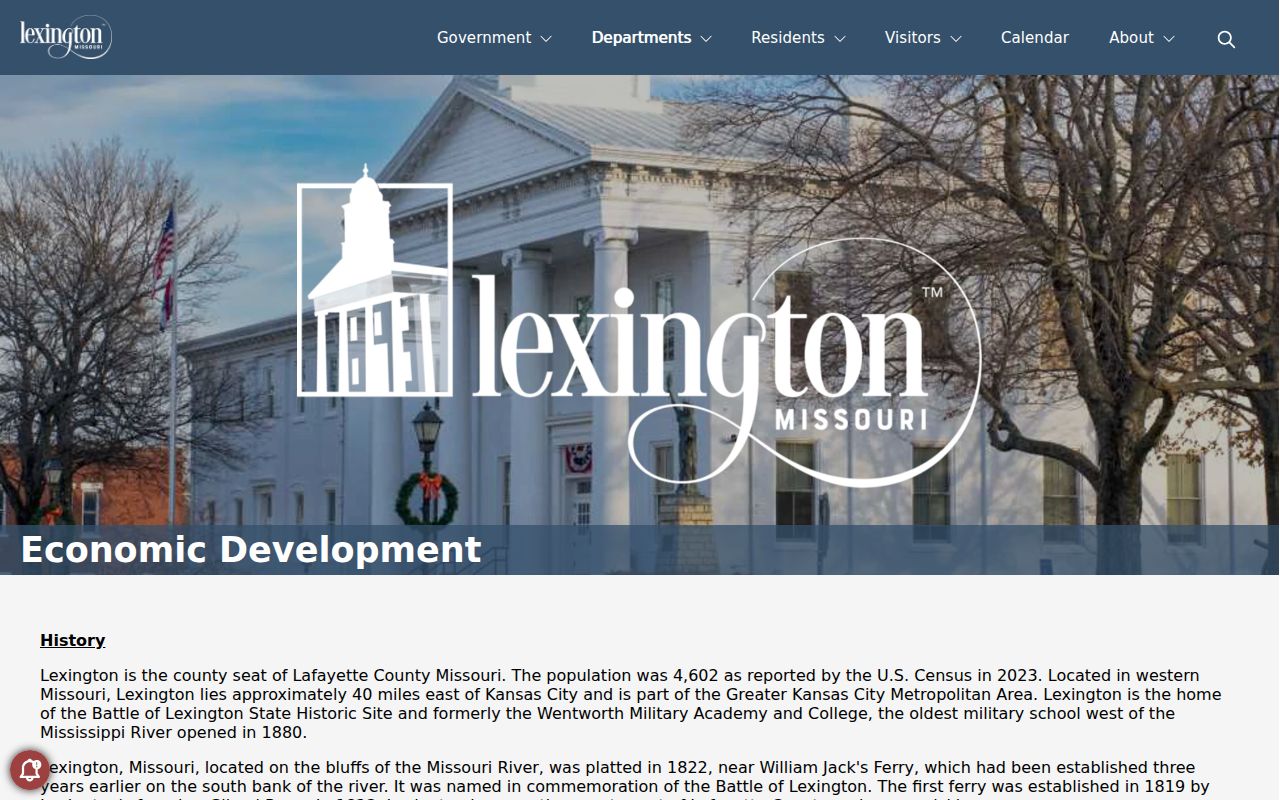 Lexington criminal history context in Missouri's historic county seat